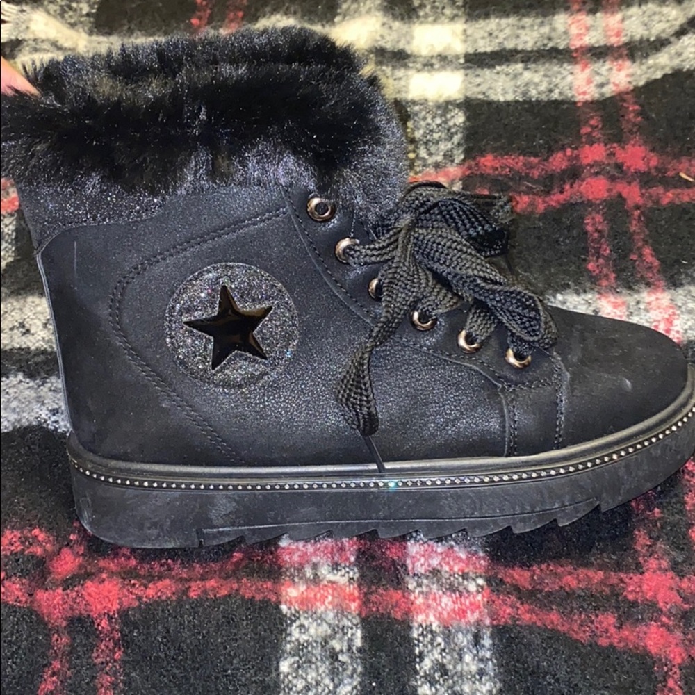 Black boots